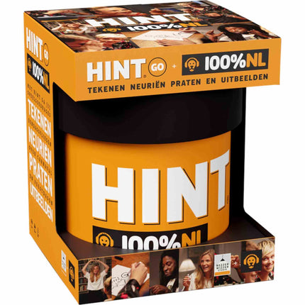 Dit is een foto van het spel Hint Go 100% Nl te koop bij Speldorado Spellenwinkel Delft