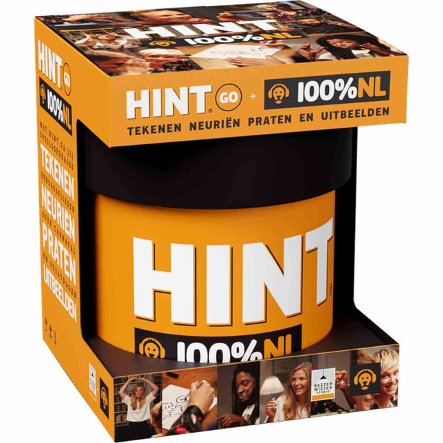 Dit is een foto van het spel Hint Go 100% Nl te koop bij Speldorado Spellenwinkel Delft