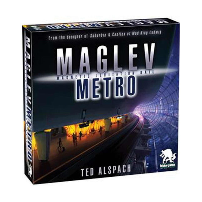 Dit is een foto van het spel Maglev Metro EN te koop bij Speldorado Spellenwinkel Delft