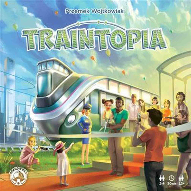Dit is een foto van het spel Traintopia - EN te koop bij Speldorado Spellenwinkel Delft