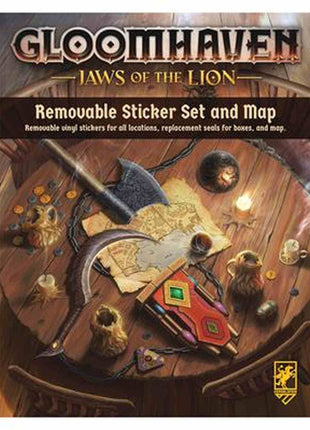 Gloomhaven Jaws of the Lion Removable Sticker Set EN – strategisch bordspel – 1 tot 4 Spelers