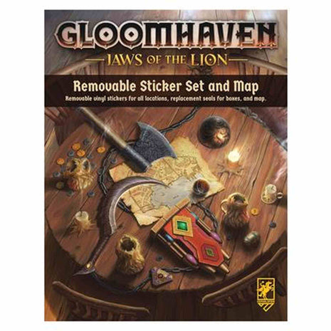 Gloomhaven Jaws of the Lion Removable Sticker Set EN – strategisch bordspel – 1 tot 4 Spelers