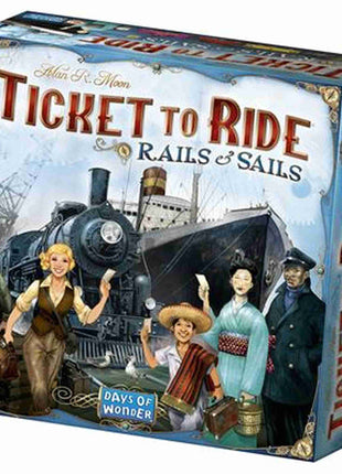 Ticket to Ride - Rails & Sails EN – gezellig bordspel – 2 tot 5 spelers
