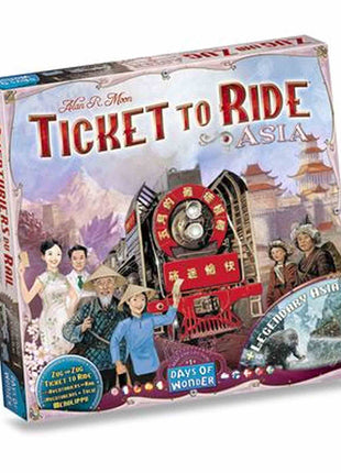 Ticket to Ride - Asia EN-NL – gezellig bordspel – 2 tot 5 spelers