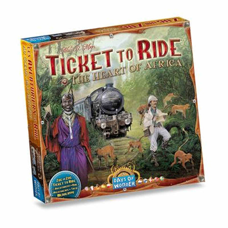 Ticket to Ride - The Heart of Africa EN-NL – gezellig bordspel – 2 tot 5 spelers