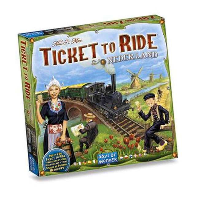 Dit is een foto van het spel Ticket to Ride - Nederland EN-NL te koop bij Speldorado Spellenwinkel Delft