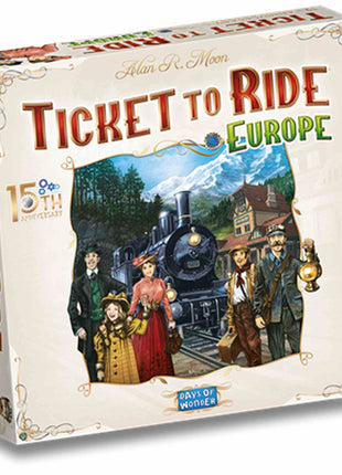 Ticket To Ride Europe 15Th Anniversary - NL – gezellig bordspel – 2 tot 4 spelers