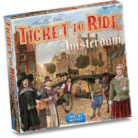 Ticket to Ride Amsterdam NL – gezellig bordspel – 2 tot 4 spelers