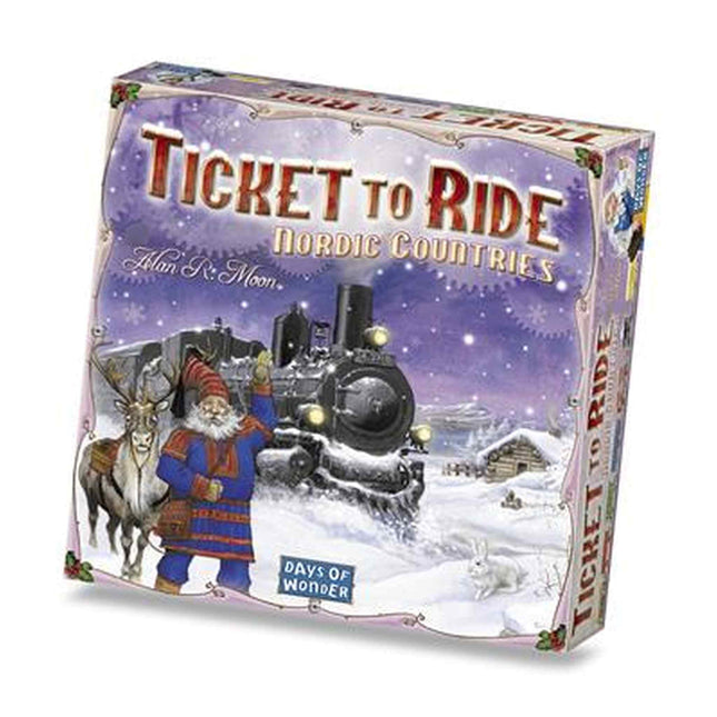 Dit is een foto van het spel Ticket to Ride - Nordic Countries - English EN te koop bij Speldorado Spellenwinkel Delft