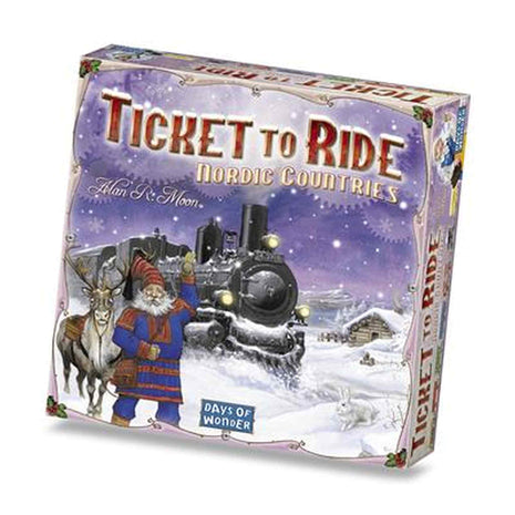 Ticket to Ride - Nordic Countries - English EN – gezellig bordspel – 2 tot 4 spelers