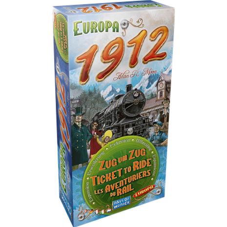Ticket to Ride - Europa 1912 - Multilingual EN-NL – gezellig bordspel – 2 tot 5 spelers