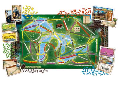 Dit is een foto van het spel Ticket to Ride Rails & Sails - NL te koop bij Speldorado Spellenwinkel Delft