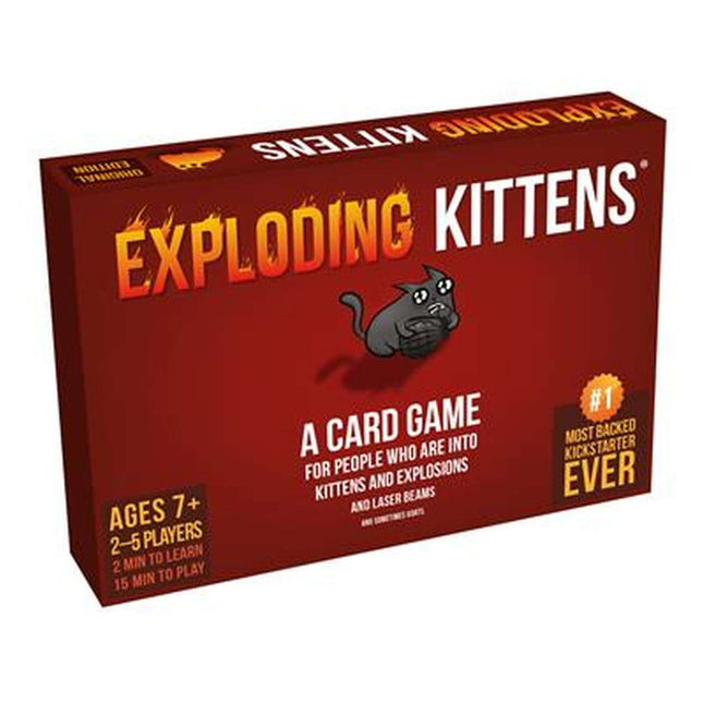 Dit is een foto van het spel Exploding Kittens Original Edition EN te koop bij Speldorado Spellenwinkel Delft