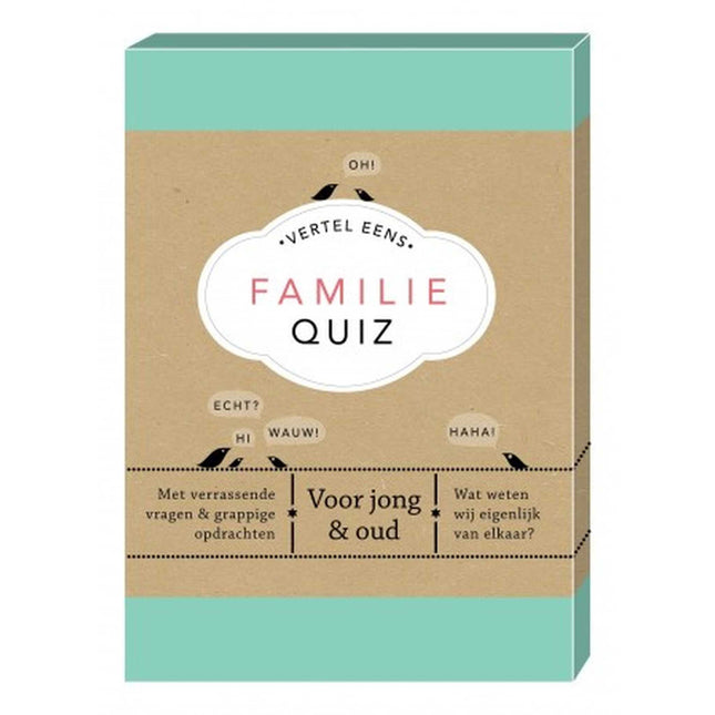 Dit is een foto van het spel Elma Van Vliet - Familie Quiz te koop bij Speldorado Spellenwinkel Delft