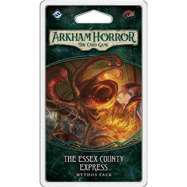 Dit is een foto van het spel The Essex County Express - Mythos Pack - Arkham Horror - LCG te koop bij Speldorado Spellenwinkel Delft