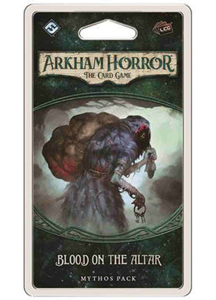 Dit is een foto van het spel Blood On The Altar - Mythos Pack - Arkham Horror - LCG te koop bij Speldorado Spellenwinkel Delft
