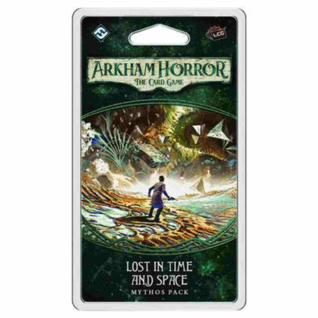 Dit is een foto van het spel Lost In Time And Space - Mythos Pack - Arkham Horror - LCG te koop bij Speldorado Spellenwinkel Delft