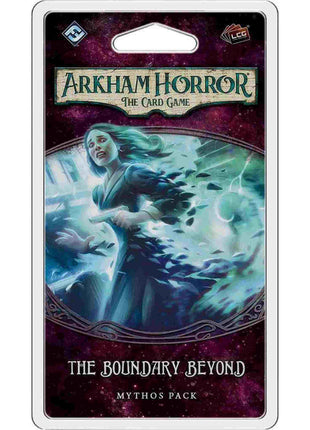 Dit is een foto van het spel The Boundary Beyond - Mythos Pack - Arkham Horror - LCG te koop bij Speldorado Spellenwinkel Delft