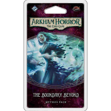 Dit is een foto van het spel The Boundary Beyond - Mythos Pack - Arkham Horror - LCG te koop bij Speldorado Spellenwinkel Delft