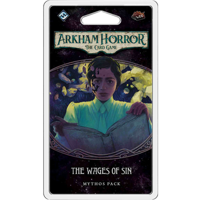 Dit is een foto van het spel The Wages of Sin - Arkham Horror - LCG te koop bij Speldorado Spellenwinkel Delft