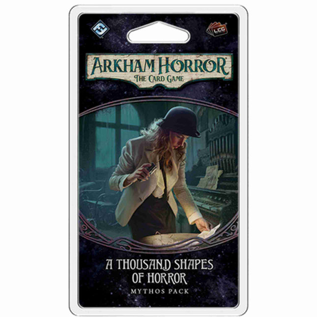 Dit is een foto van het spel A Thousand Shapes of Horror - Arkham Horror - LCG te koop bij Speldorado Spellenwinkel Delft