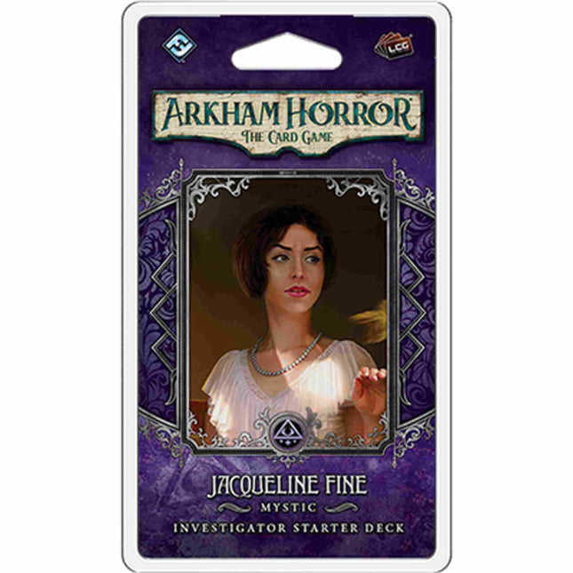 Dit is een foto van het spel Jacqueline Fine Investigator D. - Arkham Horror - LCG te koop bij Speldorado Spellenwinkel Delft