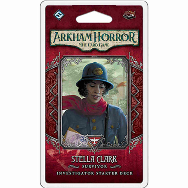 Dit is een foto van het spel Stella Clark Investigator Deck - Arkham Horror - LCG te koop bij Speldorado Spellenwinkel Delft