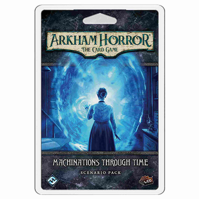 Dit is een foto van het spel Machinations Through Time - Arkham Horror - LCG te koop bij Speldorado Spellenwinkel Delft