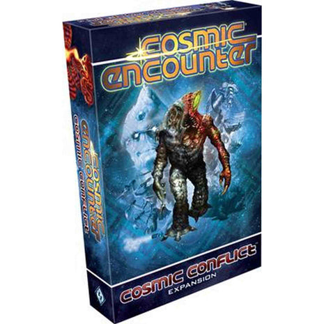 Dit is een foto van het spel Cosmic Encounter Cosmic Conflict Expansion EN te koop bij Speldorado Spellenwinkel Delft