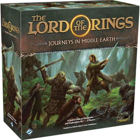 lord of the rings journeys in middle earth en – strategisch bordspel – 1 tot 5 spelers