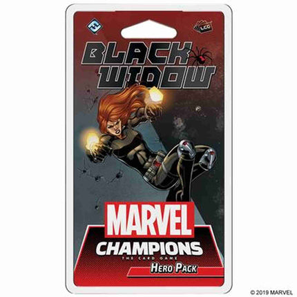 Dit is een foto van het spel Black Widow - Hero Pack - Marvel Champions - LCG te koop bij Speldorado Spellenwinkel Delft