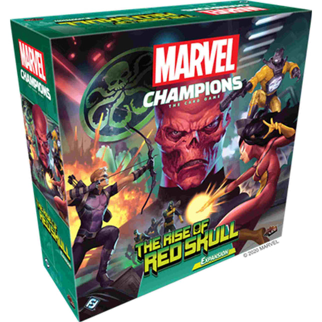 Dit is een foto van het spel The Rise of Red Skull Exp - Marvel Champions - LCG te koop bij Speldorado Spellenwinkel Delft