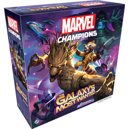 Dit is een foto van het spel The Galaxy's Most Wanted Exp - Marvel Champions - LCG te koop bij Speldorado Spellenwinkel Delft
