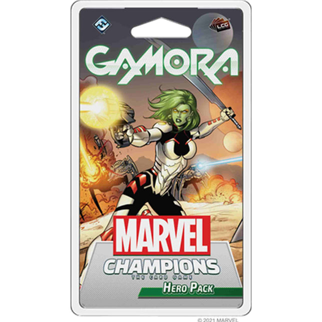 Dit is een foto van het spel Gamora - Hero Pack - Marvel Champions - LCG te koop bij Speldorado Spellenwinkel Delft