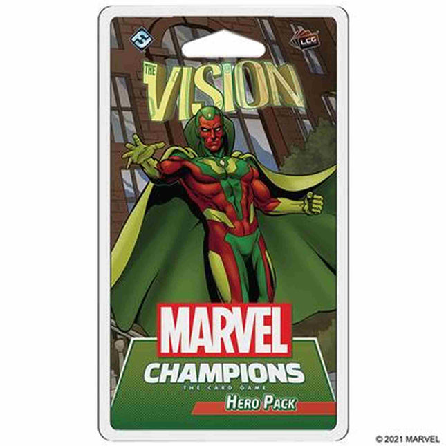 Dit is een foto van het spel Vision - Hero Pack - Marvel Champions - LCG te koop bij Speldorado Spellenwinkel Delft