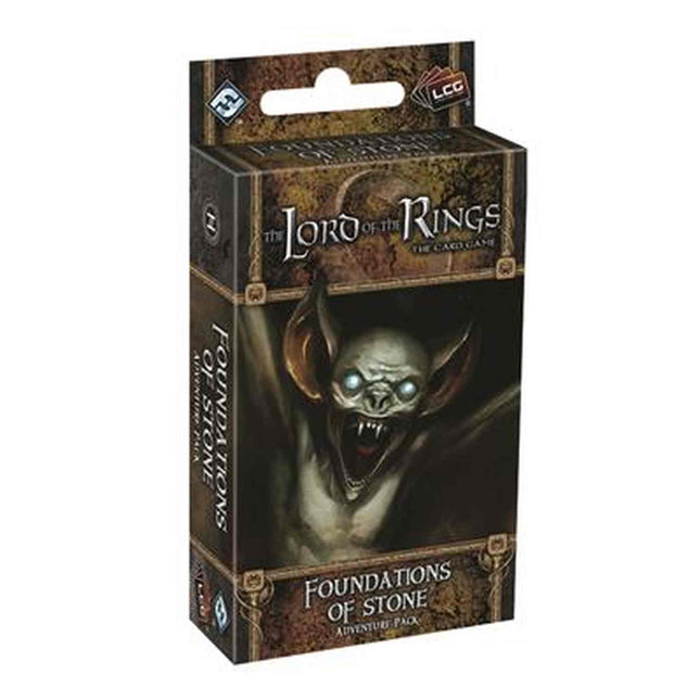 Dit is een foto van het spel Foundations of Stone - Lord of the Rings  LCG te koop bij Speldorado Spellenwinkel Delft