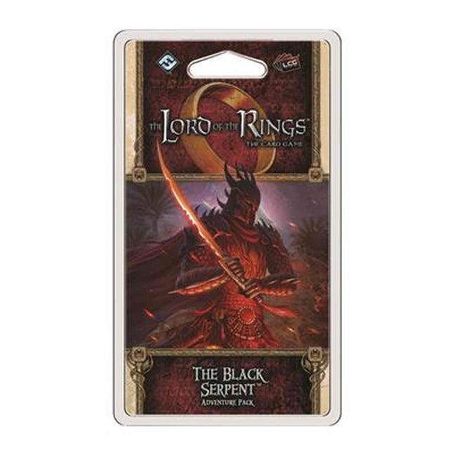 Dit is een foto van het spel The Black Serpent - Lord of the Rings  LCG te koop bij Speldorado Spellenwinkel Delft