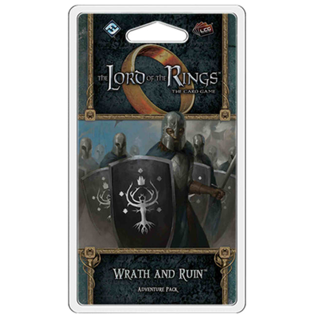 Dit is een foto van het spel Wrath and Ruin -Lord of the Rings - LCG te koop bij Speldorado Spellenwinkel Delft