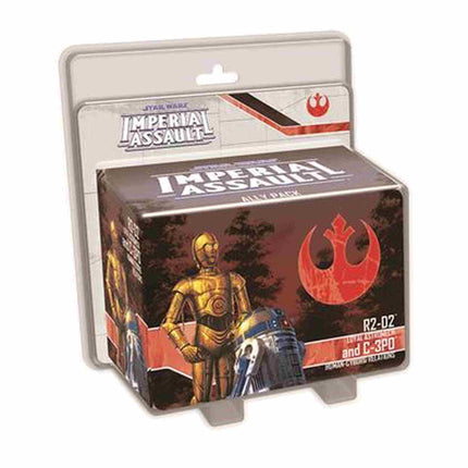 Dit is een foto van het spel Star Wars Imperial Assault R2-D2 & C-3PO Ally P. EN te koop bij Speldorado Spellenwinkel Delft