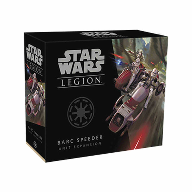 Dit is een foto van het spel BARC Speeder - Star Wars Legion te koop bij Speldorado Spellenwinkel Delft