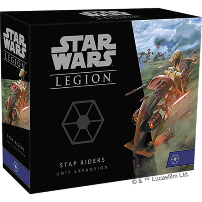 Dit is een foto van het spel STAP Riders Unit Exp. - Star Wars Legion te koop bij Speldorado Spellenwinkel Delft