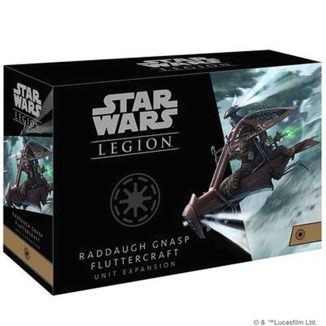Dit is een foto van het spel Raddaugh Gnasp Fluttercraft Exp - Star Wars Legion te koop bij Speldorado Spellenwinkel Delft
