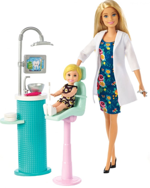 Tandarts Speelset, Blond - Fxp16 - Barbie, 57133066 van Mattel te koop bij Speldorado !