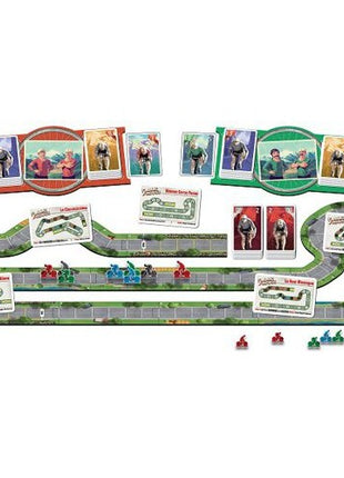 Dit is een foto van het spel Flamme Rouge NL, Wielrenspel HOT Games te koop bij Speldorado Spellenwinkel Delft