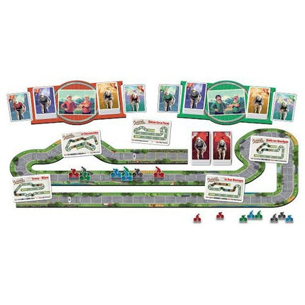 Dit is een foto van het spel Flamme Rouge NL, Wielrenspel HOT Games te koop bij Speldorado Spellenwinkel Delft