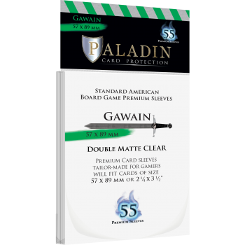 Dit is een foto van het spel Gawain Premium Standard American 57X89Mm (55 Sleeves) te koop bij Speldorado Spellenwinkel Delft