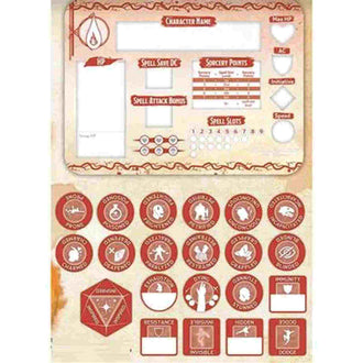 D&D 5Th Sorcerer Token Set (22 & Combat Tile), GF072503 van Asmodee te koop bij Speldorado !