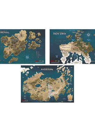 Dit is een foto van het spel Eberron Map Set - Dungeons and Dragons te koop bij Speldorado Spellenwinkel Delft