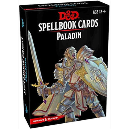 Dit is een foto van het spel Spellbook Cards - Paladin (69 Cards) - Dungeons and Dragons te koop bij Speldorado Spellenwinkel Delft