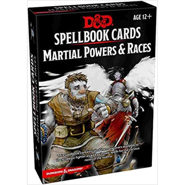 Dit is een foto van het spel Spellbook Cards - Martial Powers & Races (61) - Dungeons and Dragons te koop bij Speldorado Spellenwinkel Delft